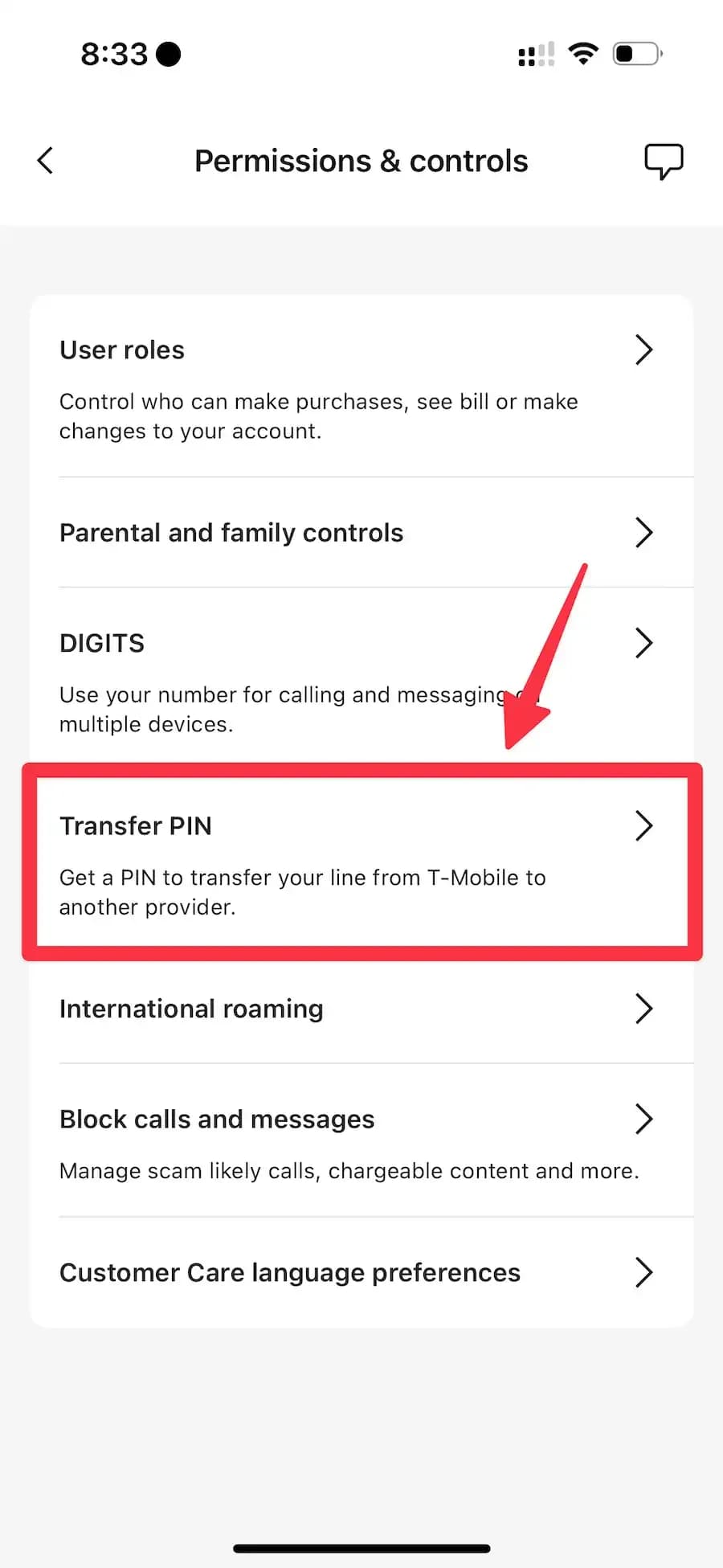 Permissions and controls